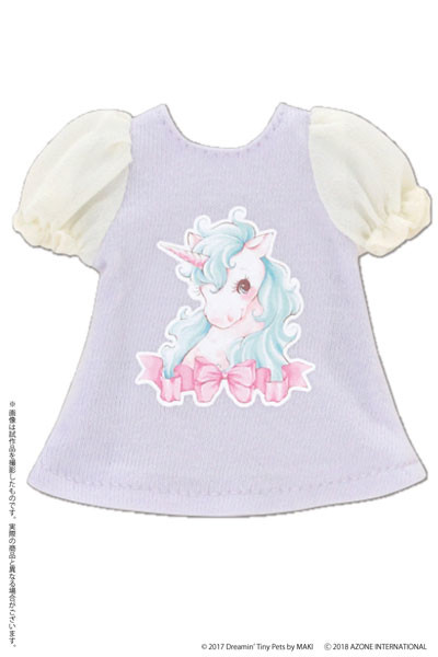 Sugar Dream Puff Sleeves T-shirt -by MAKI- (Pastel Lavender), Azone, Accessories, 1/6, 4560120205755