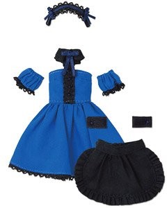 Cafe Maid Set (Blue x Black), Azone, Accessories, 1/12, 4560120205144