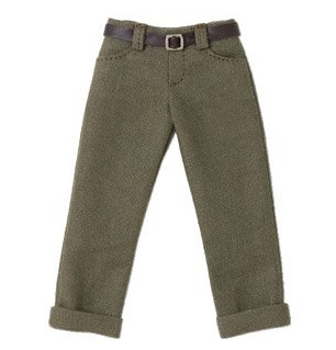 Boys Low-rise Cropped Pants (Khaki), Azone, Accessories, 1/6, 4560120205298