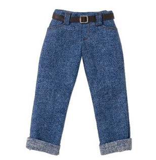 Boys Low-rise Cropped Pants (Denim), Azone, Accessories, 1/6, 4560120205281