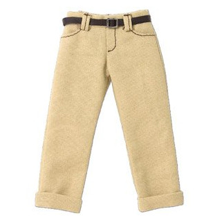 Boys Low-rise Cropped Pants (Beige), Azone, Accessories, 1/6, 4560120205274