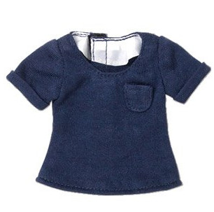 Boys Low Edge T-shirt (Navy), Azone, Accessories, 1/6, 4560120205243