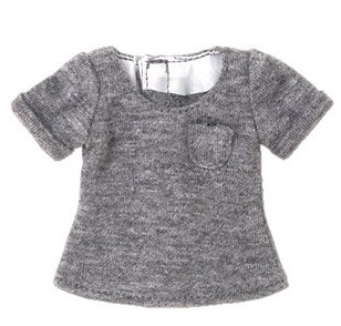 Boys Low Edge T-shirt (Gray), Azone, Accessories, 1/6, 4560120205236