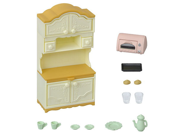 Cupboard, Toaster Set, Sylvanian Families, Epoch, Accessories, 4905040296108