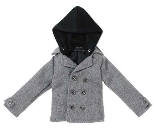 Boys Hooded P Coat (Light Gray), Azone, Accessories, 1/6, 4560120204482