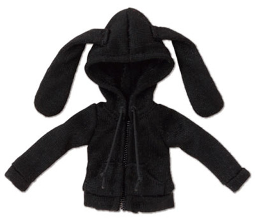 Bunny Ear Parka (Black), Azone, Accessories, 1/12