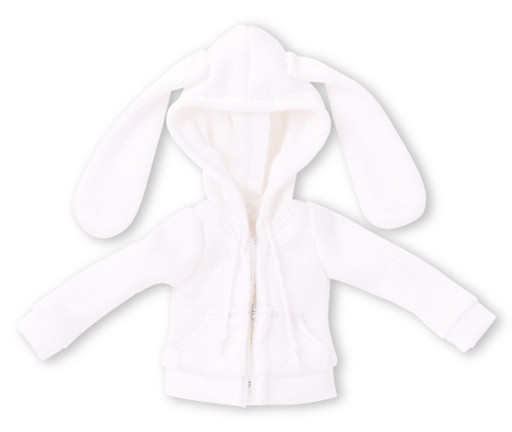 Bunny Ear Parka (White), Azone, Accessories, 1/12