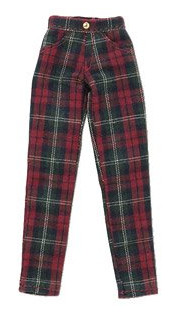 Straight Pants (Red Check), Azone, Accessories, 1/12, 4560120203027