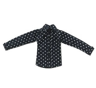 Long Sleeve Shirt (Black x White), Azone, Accessories, 1/12, 4560120202938