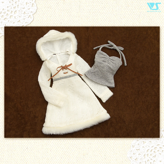 White Fur Knit Dress Set, Volks, Accessories, 1/3, 4518992416656
