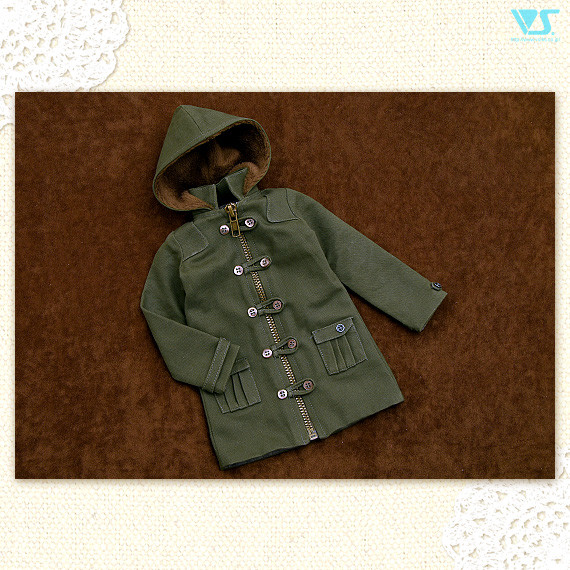 Hooded Coat (Khaki), Volks, Accessories, 1/3, 4518992416670