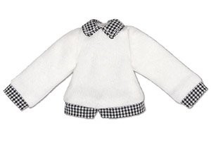 Fake Layered Sweater (White), Azone, Accessories, 1/12, 4560120201993