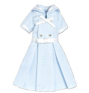 Ribbon Belt Sailor One-piece Dress (Light Blue), Azone, Accessories, 1/12, 4560120201429