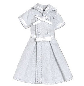 Ribbon Belt Sailor One-piece Dress (Gray), Azone, Accessories, 1/12, 4560120201412