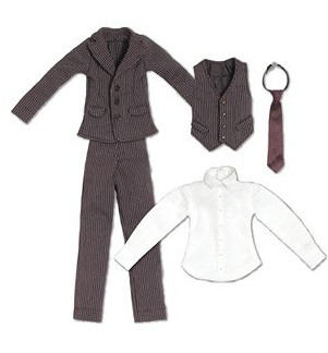 Three Pieces Suits Set (Brown), Azone, Accessories, 1/6, 4560120201528
