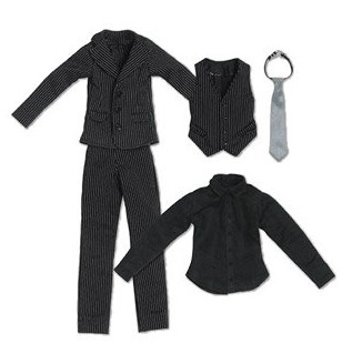 Three Pieces Suits Set (Black), Azone, Accessories, 1/6, 4560120201511