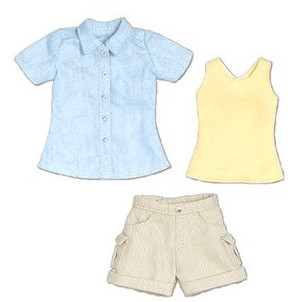 Hiking Pants Set (Blue x Beige), Azone, Accessories, 1/6, 4560120201627