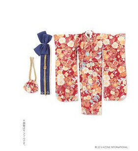 Kimono Set -Ouka Karen- (Red), Azone, Accessories, 1/6, 4582119986278
