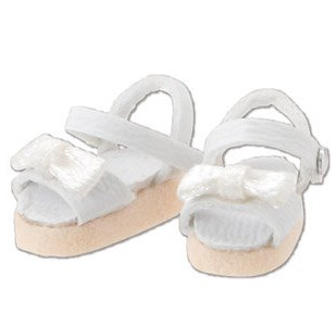 Ribbon Strap Sandals (White), Azone, Accessories, 1/12, 4560120200101