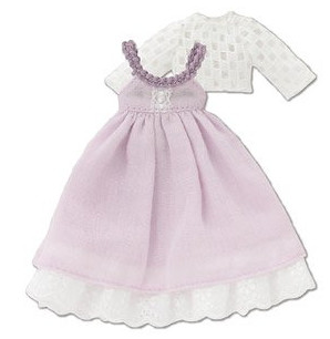 Lace Cut And Sewn & Natural Jumper Dress Set (Lavender), Azone, Accessories, 1/12, 4582119989866