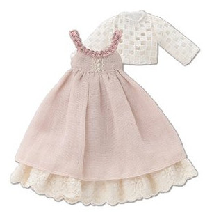 Lace Cut And Sewn & Natural Jumper Dress Set (Pink), Azone, Accessories, 1/12, 4582119989859
