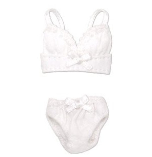Ribbon Brassiere & Shorts Set (White), Azone, Accessories, 1/12, 4582119988210