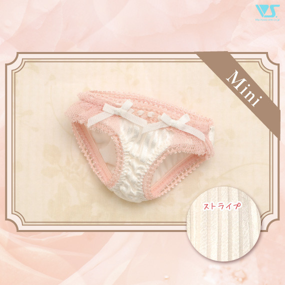 Tulle Striped Panties / Mini (Peach Milk), Volks, Accessories, 1/4