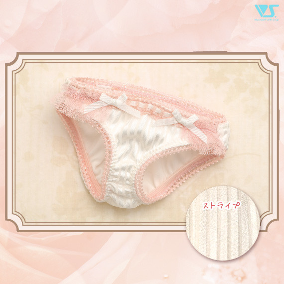 Tulle Striped Panties (Peach Milk), Volks, Accessories, 1/3