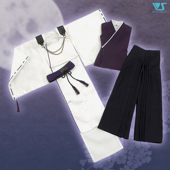 Tsuki-no-Kimono Hakama Pants Set (Violet), Volks, Accessories, 1/3