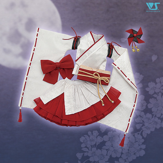 Tsuki-no-Kimono Set (Red) / Mini, Volks, Accessories, 1/4