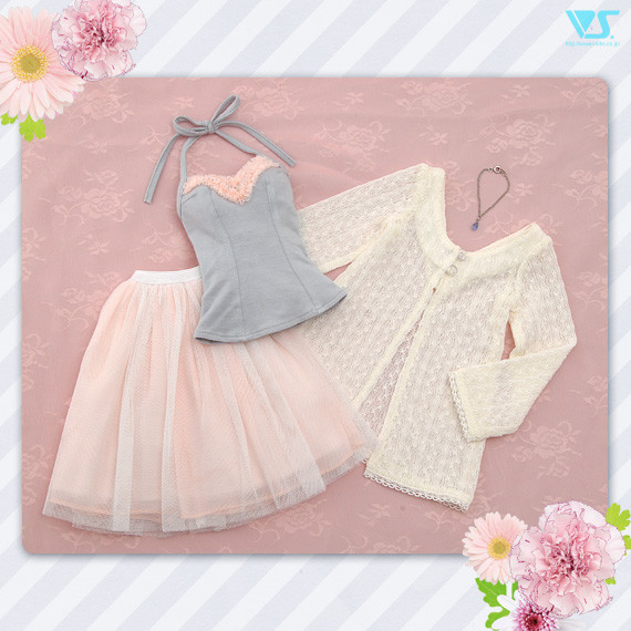 Baby Pink Skirt Set, Volks, Accessories, 1/3, 4518992414614