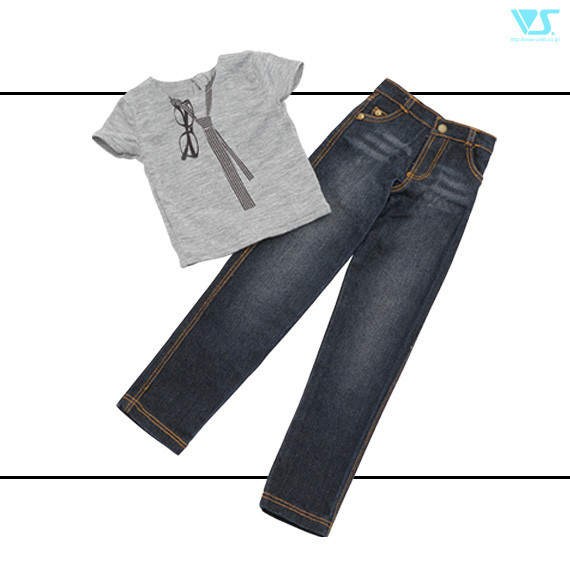 Tie / Gray T-shirt Set, Volks, Accessories, 4518992413952