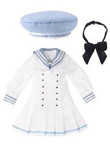 Gymnasium Sailor One-piece Set II (Light Blue x Off White), Azone, Accessories, 1/6, 4582119985288