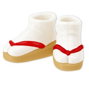 Soft Vinyl Sandals (Beige x Red), Azone, Accessories, 1/12, 4582119986193