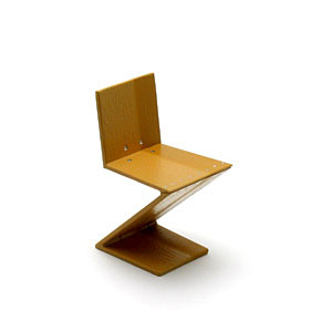 Rietveld Zig-Zag Chair, Reac Japan, Accessories, 1/12