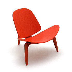 Hans Wegner Three-Legged Shell Chair, Reac Japan, Accessories, 1/12