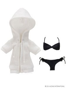 Bikini & Parka Set (Black x White), Azone, Accessories, 1/12, 4582119984397