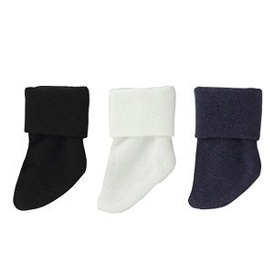 Threefold Socks Set (White, Black, Navy), Azone, Accessories, 4582119985844