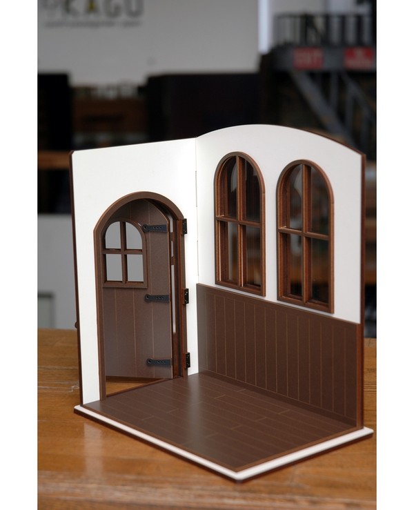 Miniature Doll House [4571415755435] (Round Window, Brown), Country Wood Garden, Good Smile Company, Accessories, 1/10, 4571415755435