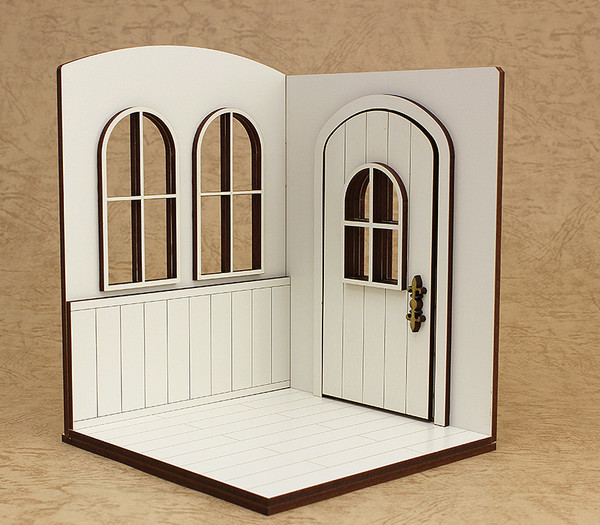 Wood House (White with Door - Right), Country Wood Garden, Good Smile Company, Accessories, 4571368458100