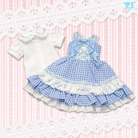 Blueberry Gingham Check Set, Volks, Accessories
