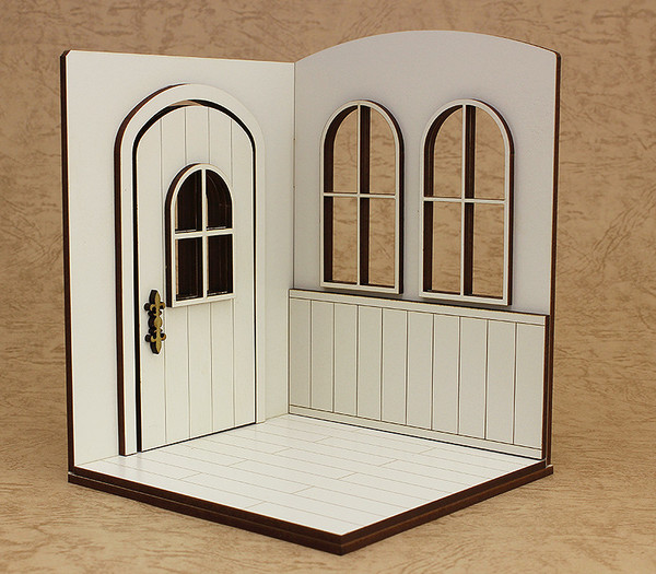 Wood House (White with Door - Left), Country Wood Garden, Good Smile Company, Accessories, 4571368458094