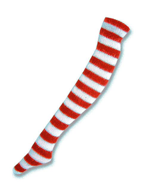 Border Knee Socks (Red), Azone, Accessories, 1/6, 4562115610087