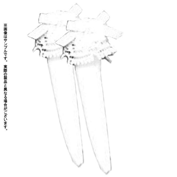 Lolita High Socks B (White & White Ribbon), Azone, Accessories, 1/6