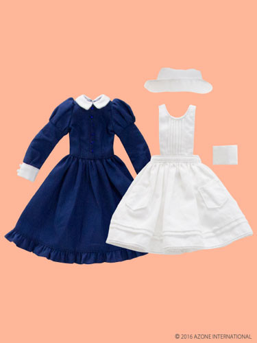 Classical Nurse Set (White x Navy), Azone, Accessories, 1/6, 4582119984502