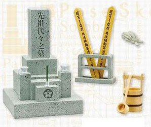Japanese Grave Set, Re-Ment, Accessories, 1/18, 4521121301242