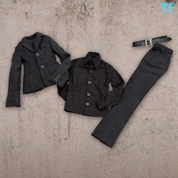 Black Striped Suit Set, Volks, Accessories, 4518992411347