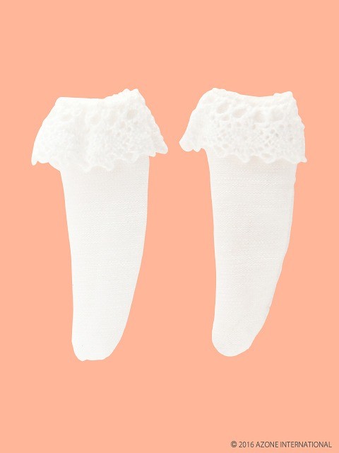 Lace Frill Socks II (White), Azone, Accessories, 1/12, 4582119983543