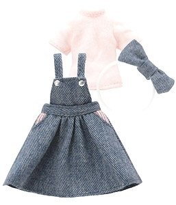 Outing Jumper Skirt Set (Pink), Azone, Accessories, 1/12, 4582119983574