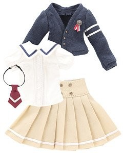 Girls Preparatory School Set (Navy x Light Brown), Azone, Accessories, 1/6, 4582119983680